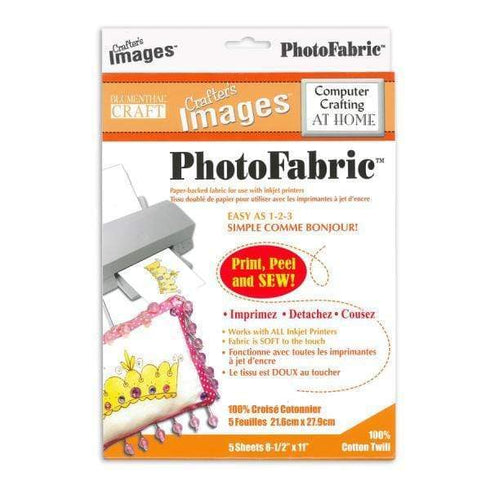 AussieSuperStore Art & Craft Essentials Crafter's Images Photo Fabric Twill Sheets Crafter's Images Photo Fabric Twill Sheets | Printable Fabric Sheets 020623